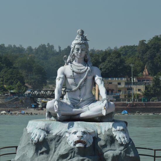 Shiva statue in Hardiwar on private India tour