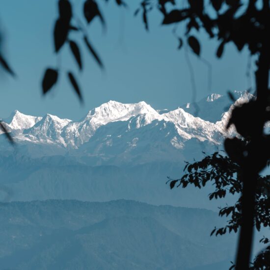 Himalayan view on private India tour