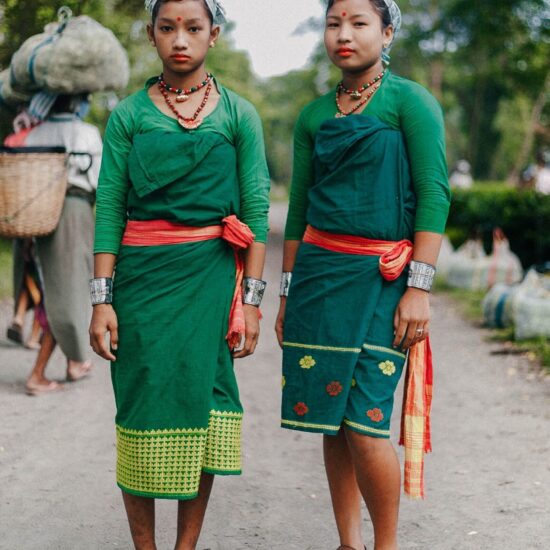 Assam Traditional Girls on private India tour