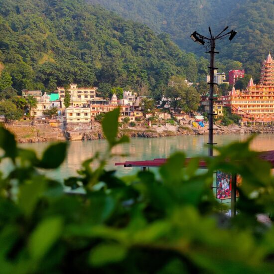 View of Ganges in Rishikesh on private India tour