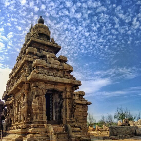 Mahabalipuram temple on private India tour