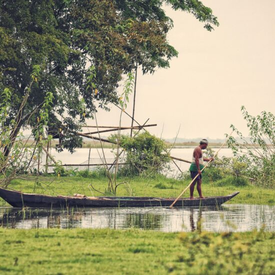 Fisherman in Assam on private India tour