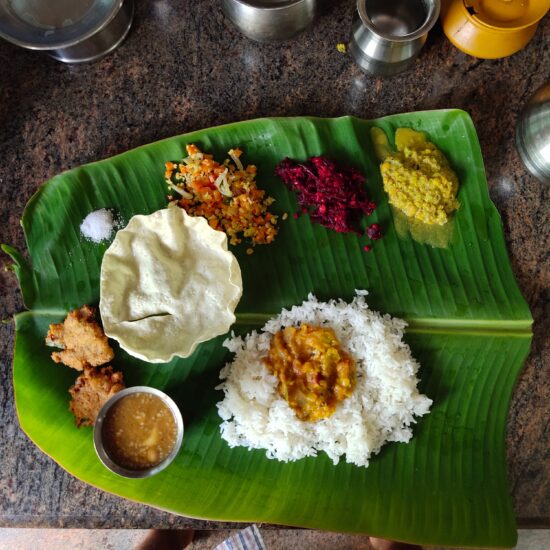 Tamil Nadu Food on private India tour