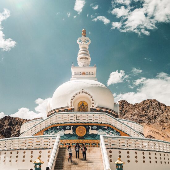 Leh stupa on private India tour