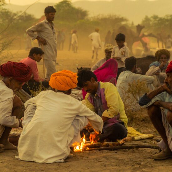 Traditional Rajasthan camp on private India tour.